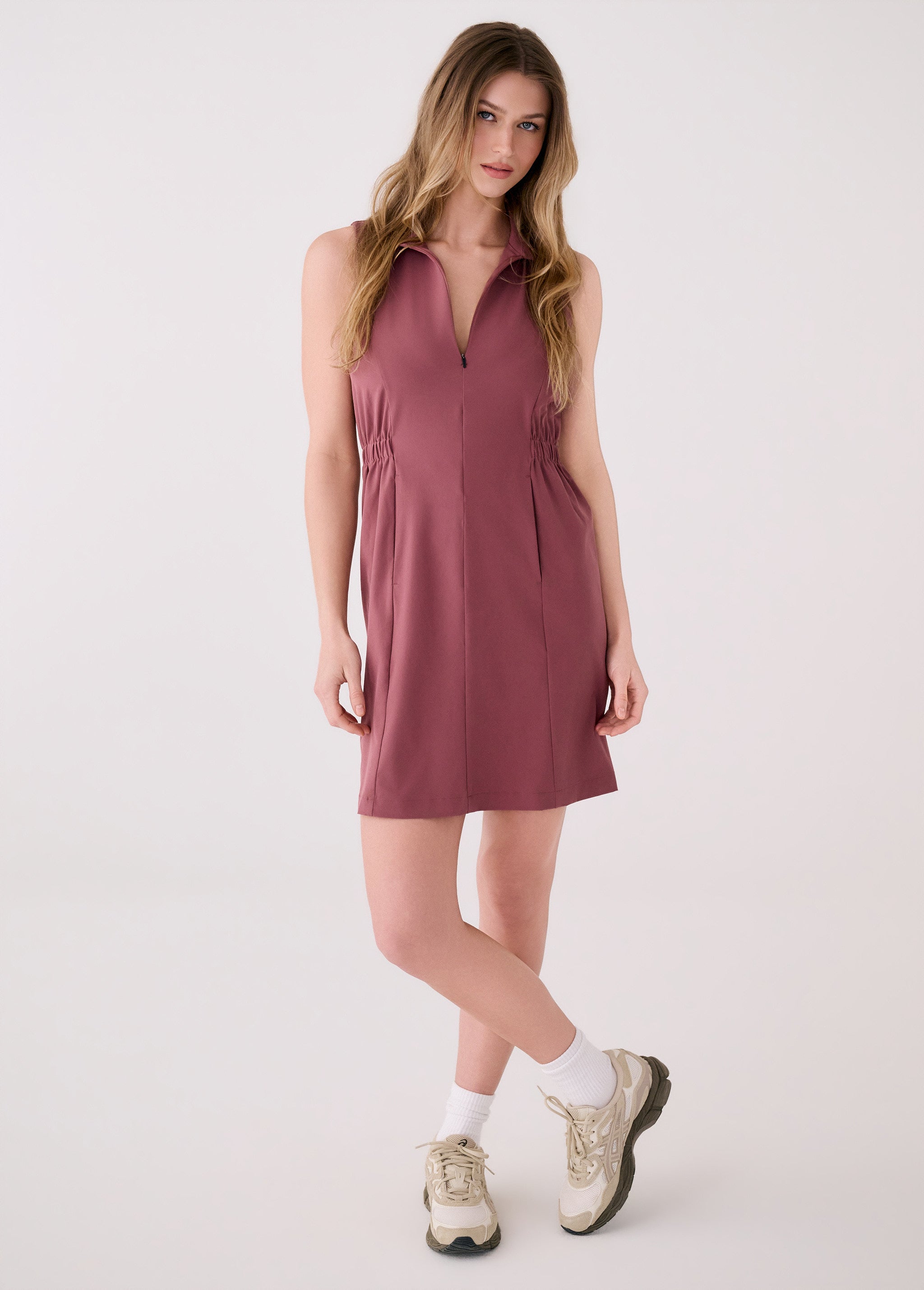 lole shirt dress Olivie Tech Shirt Dress