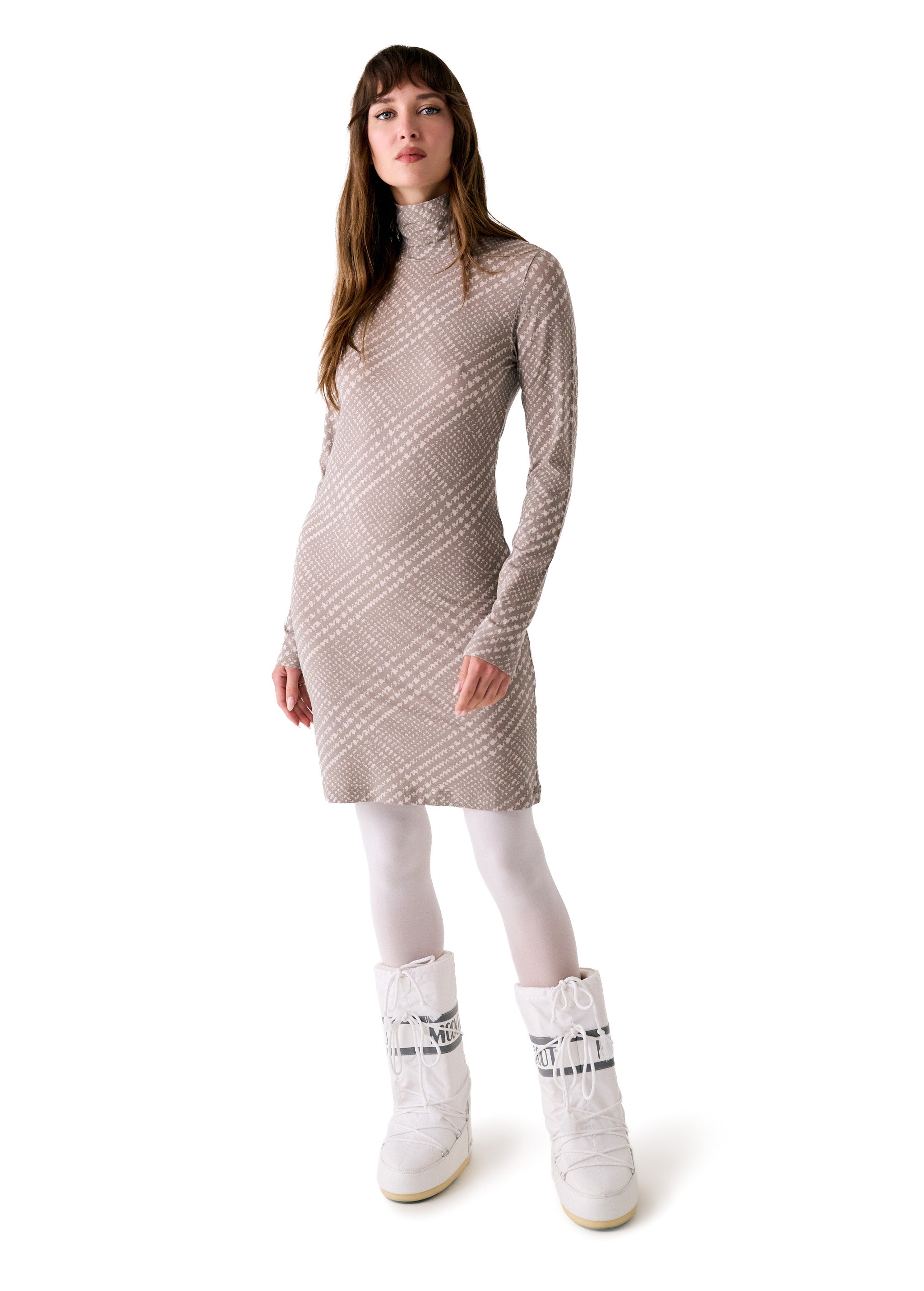 Dynamic Turtleneck Dress | Women's soft stretch fall to winter dress Lole Dynamic Turtleneck Dress | Women's soft stretch fall to winter dress Lole