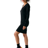 Robe col en V traverse