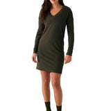 Robe col en V traverse