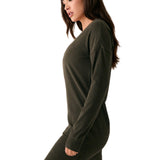 Robe col en V traverse