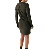 Robe col en V traverse