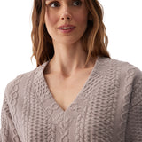 Robe à col en V Colette