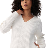 Robe à col en V Colette
