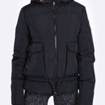 Lolë Kylee Synth Down Jacket in black — complete with an inner pocket, in a relaxed silhouette