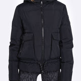 Lolë Kylee Synth Down Jacket in black — complete with an inner pocket, in a relaxed silhouette