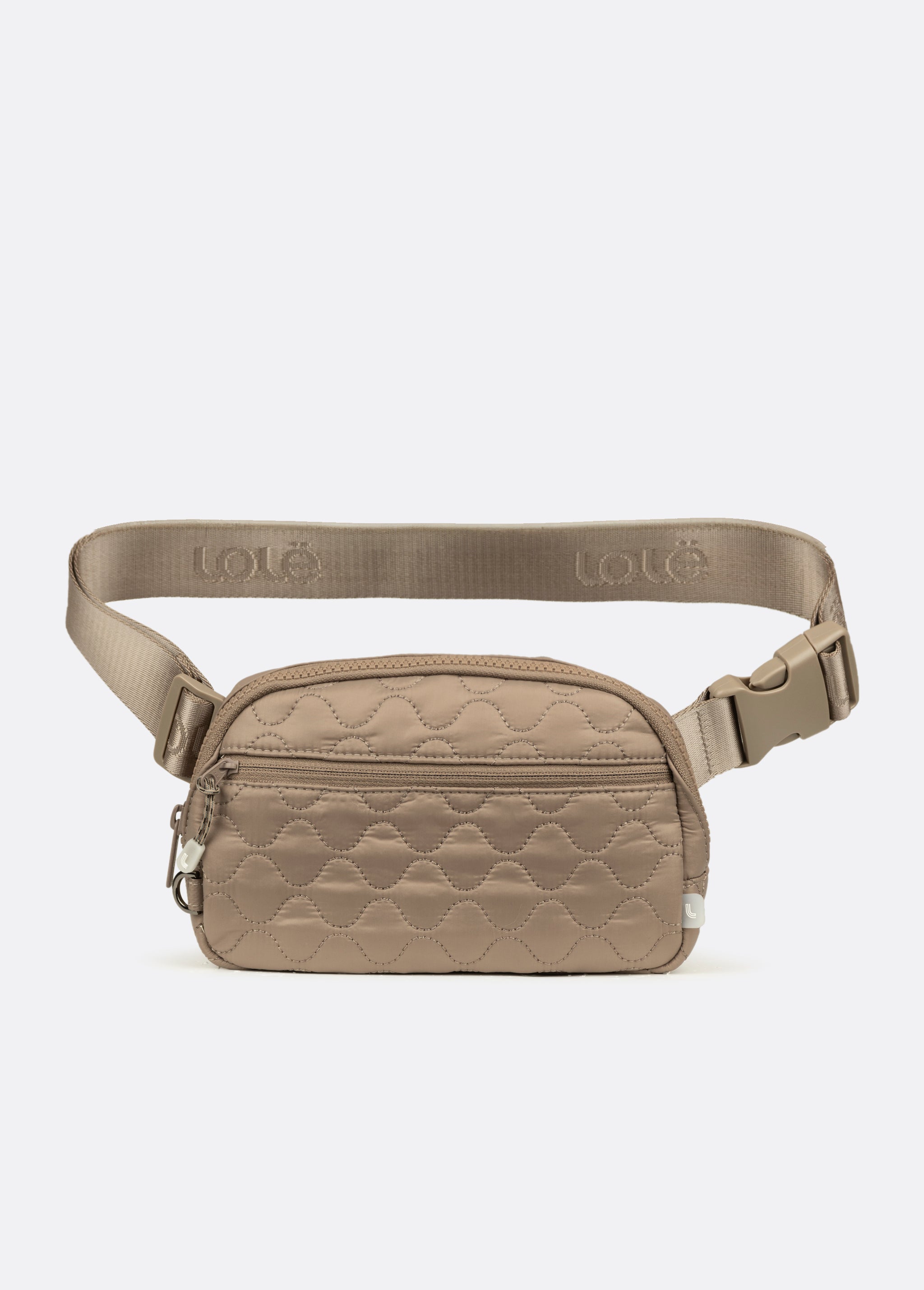 Lolë Jamie Quilted Bag in Fossil taupe