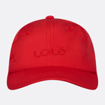 Lolë Icon Ball Cap in Cayenne coral red