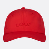 Lolë Icon Ball Cap in Cayenne coral red