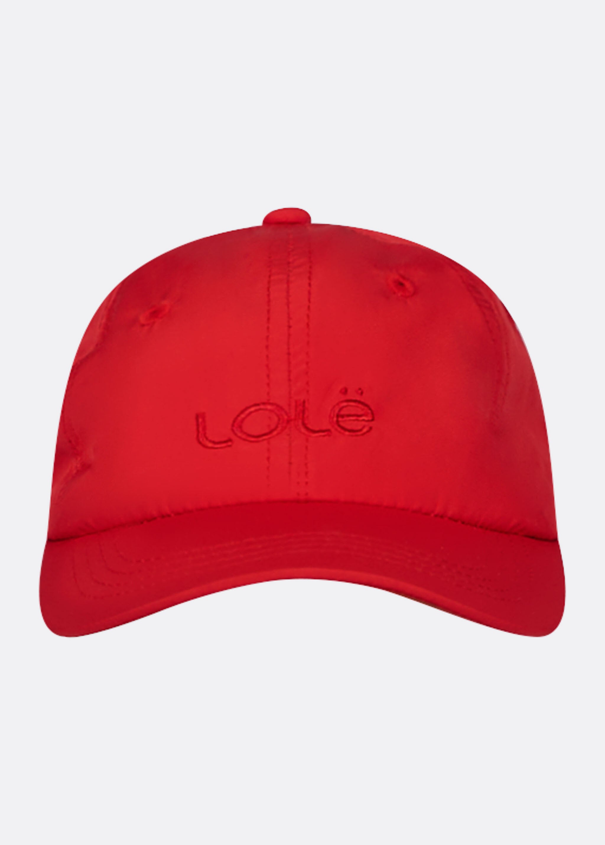 Lolë Icon Ball Cap in Cayenne coral red