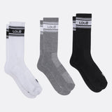 Chaussettes mi- mollet Promenade -  3 paires