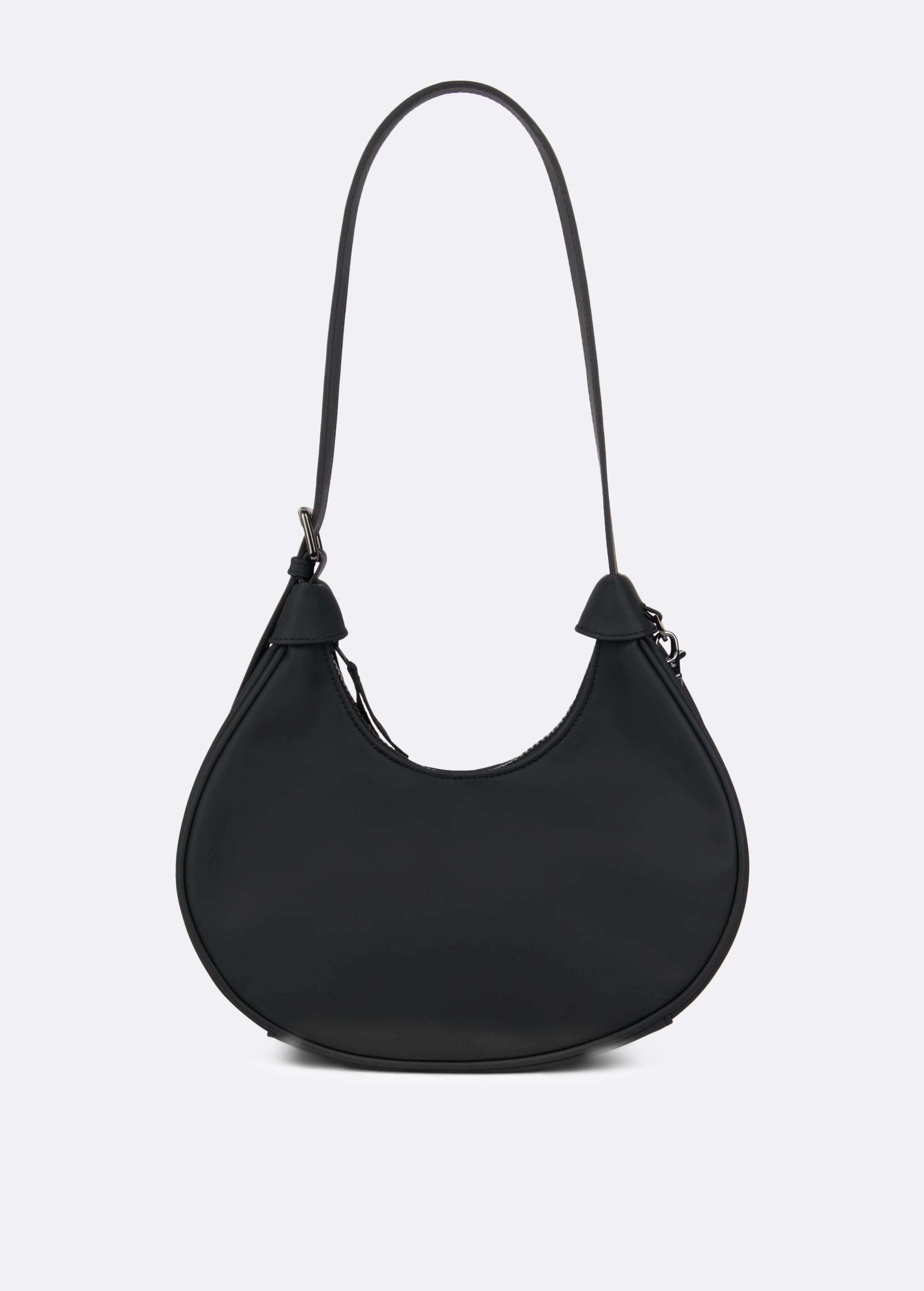 Lolë Mini Hobo Bag in black — consider this sleek bag elevated, inside and out