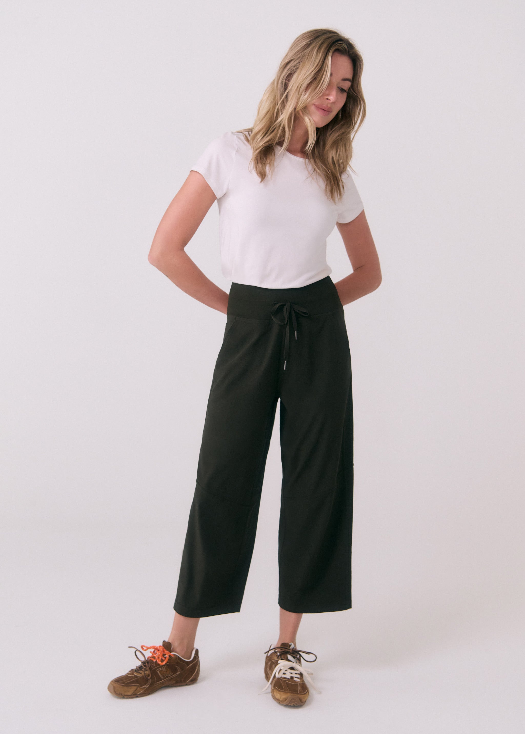 Legging uni en coton extensible femme Legging uni en coton extensible femme