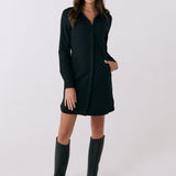 Olivie Tech Shirt Dress