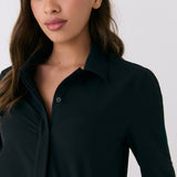 Olivie Tech Shirt Dress