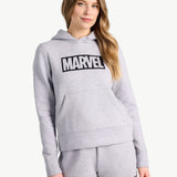 Lolë Marvel Icon Pullover Hoodie in grey