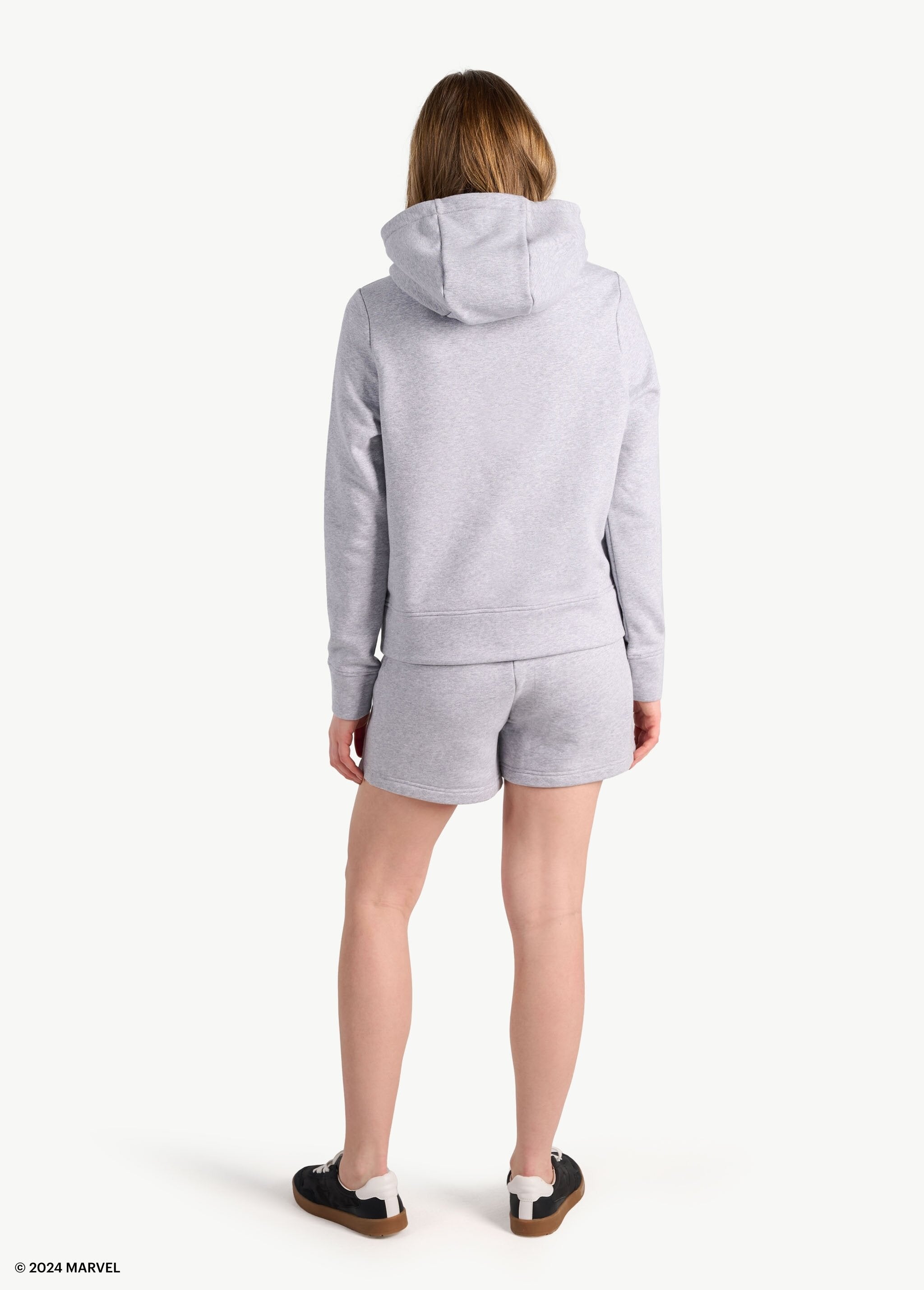 Lolë Marvel Icon Pullover Hoodie in grey