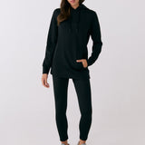 Spacer Long Sleeve Tunic Hoodie