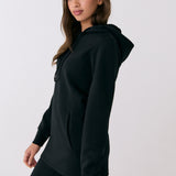 Spacer Long Sleeve Tunic Hoodie