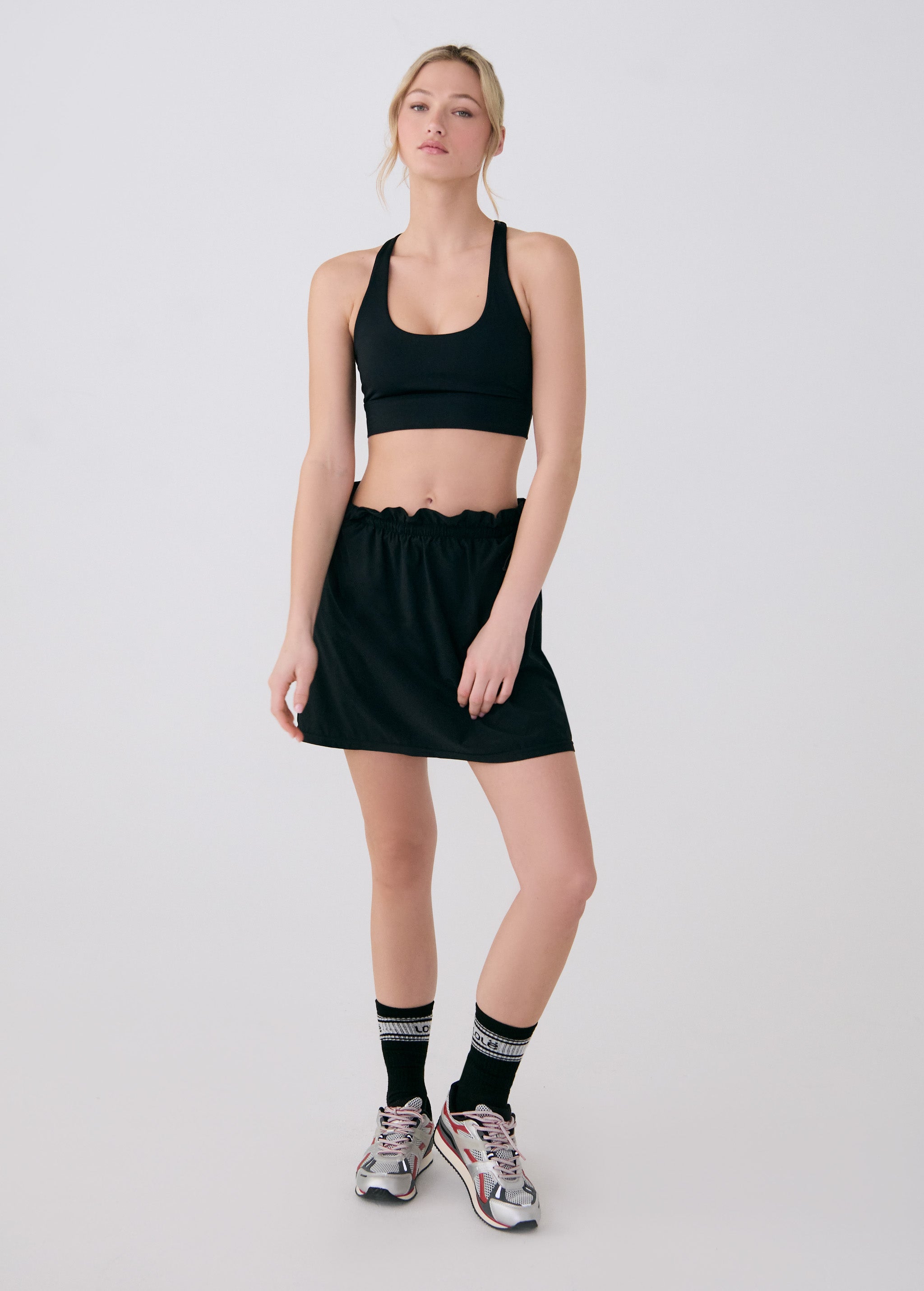 LOLË Sprint Jupe Culotte Femme Noir FR : L (Taille Fabricant LOLË Sprint Jupe Culotte Femme Noir FR : L (Taille Fabricant