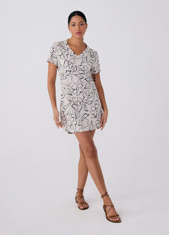 Olivie V Neck Dress