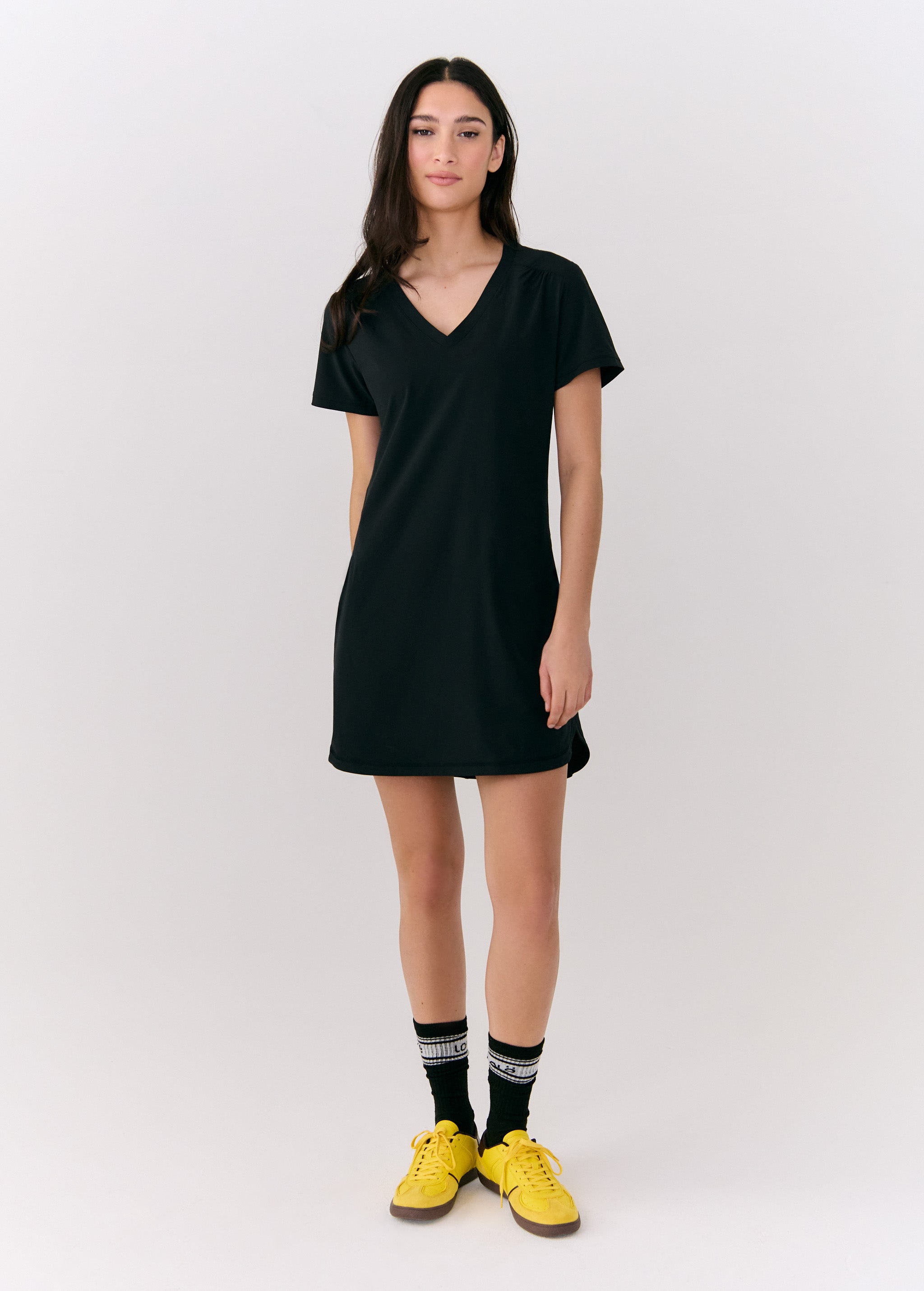 Olivie V Neck Dress