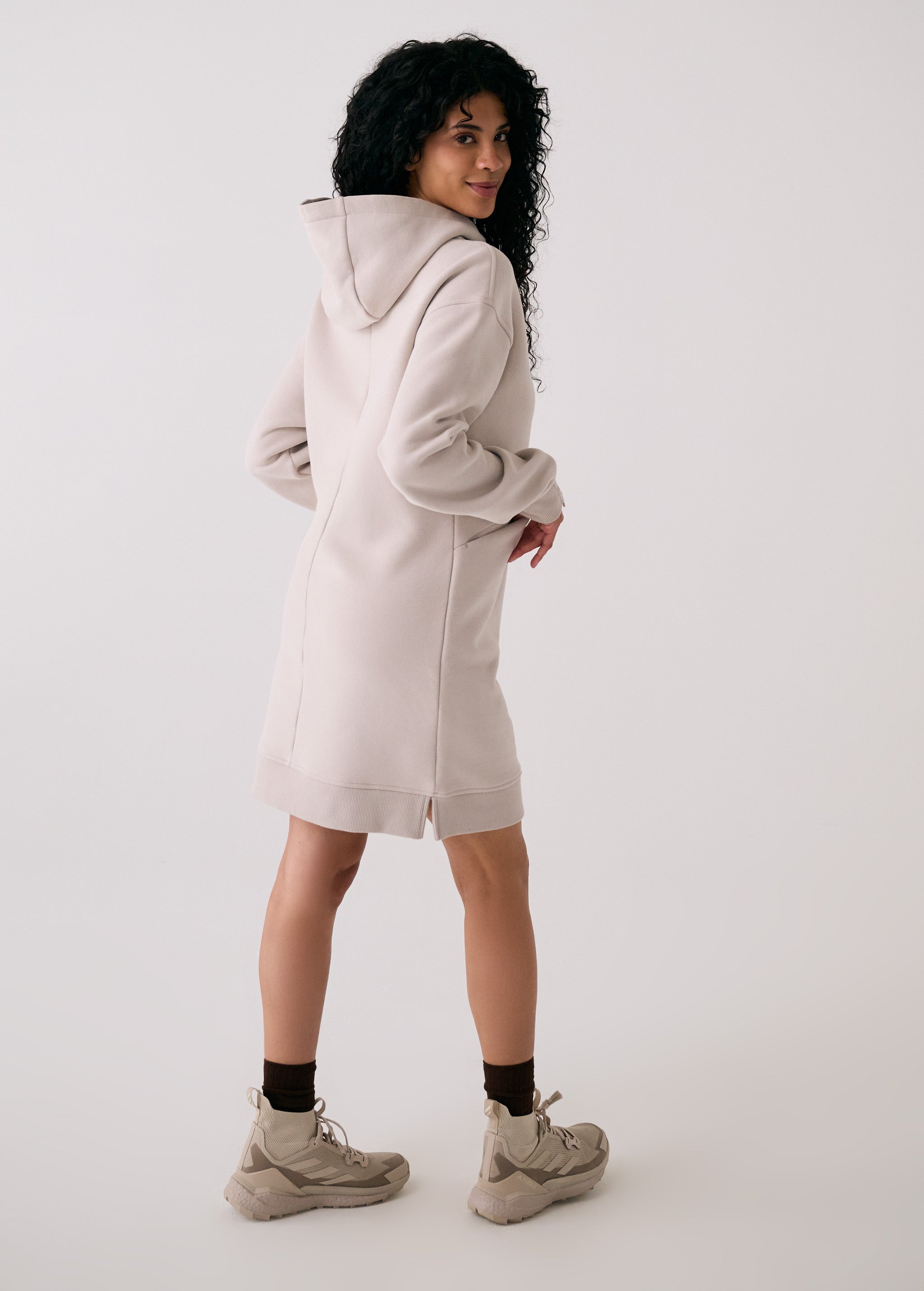 Yonder Hoodie Dress | Women's Cozy Fleece Dress | Comfort & Style Lole Yonder Hoodie Dress | Women's Cozy Fleece Dress | Comfort & Style Lole