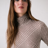 Dynamic Turtleneck Dress