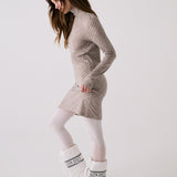 Dynamic Turtleneck Dress