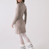 Dynamic Turtleneck Dress
