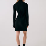 Dynamic Turtleneck Dress