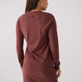 Robe col en V traverse