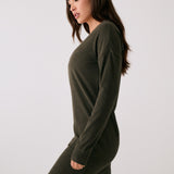 Robe col en V traverse