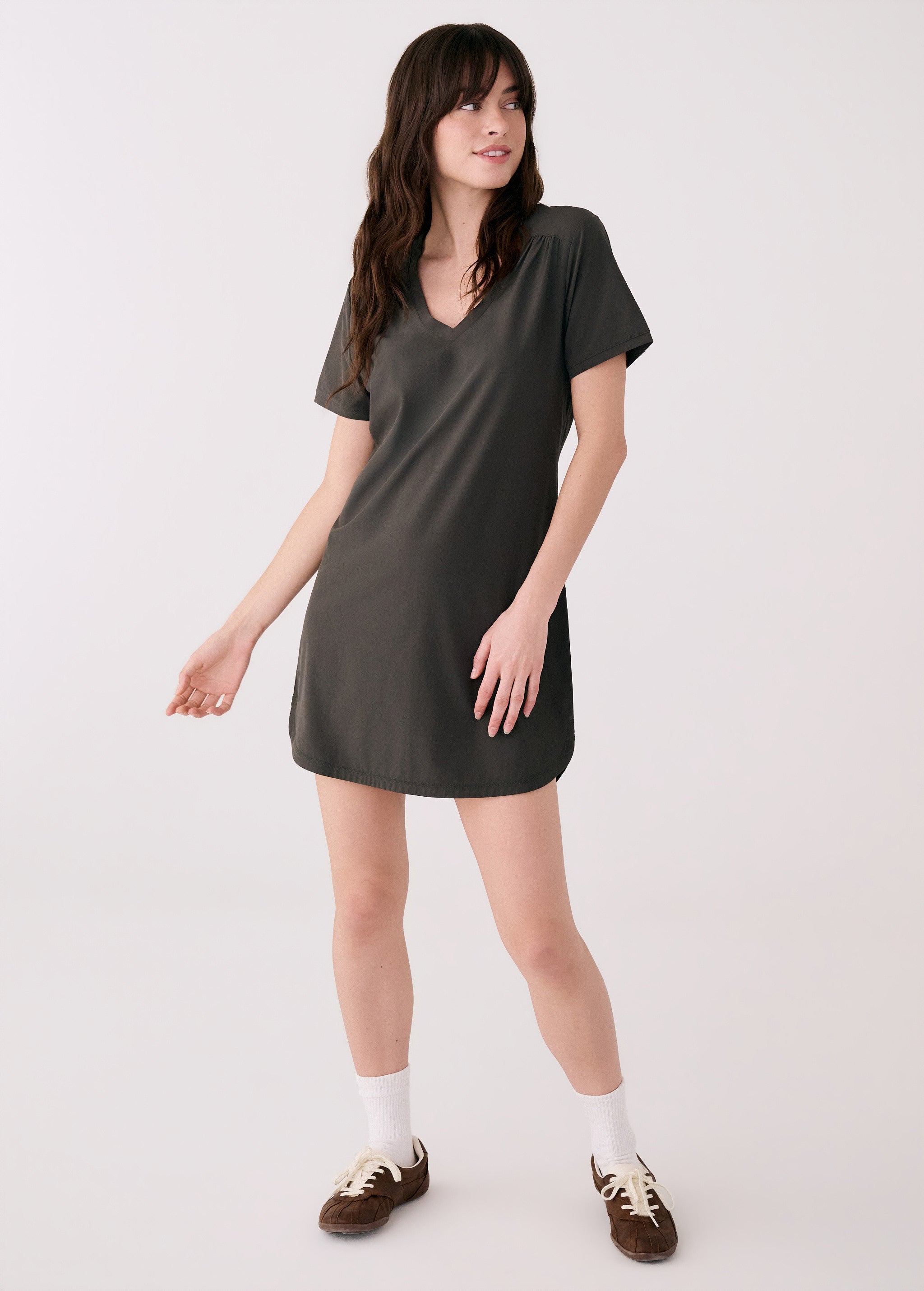 Olivie V Neck Dress