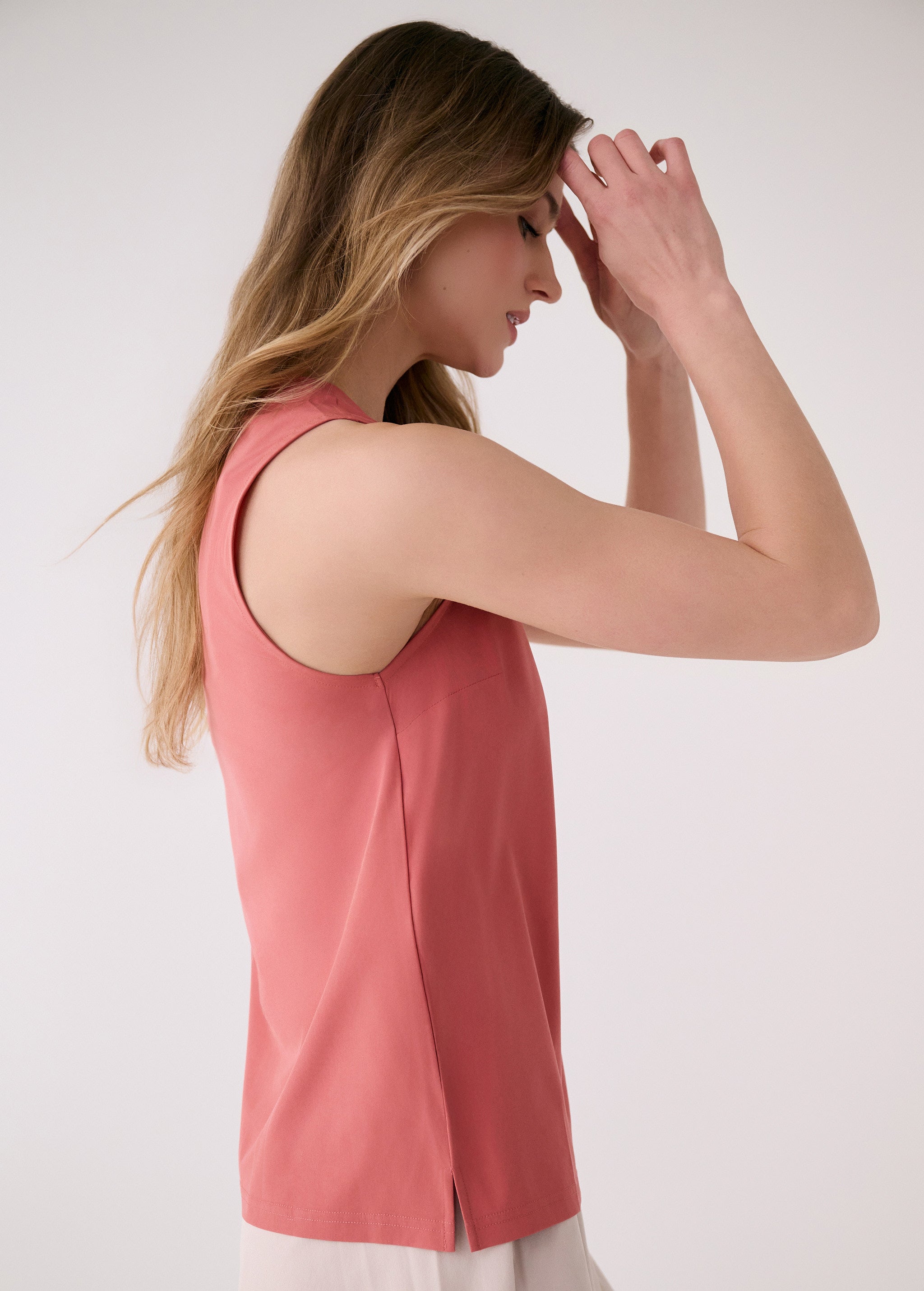 Lolë Olivie Tank in dusty rose