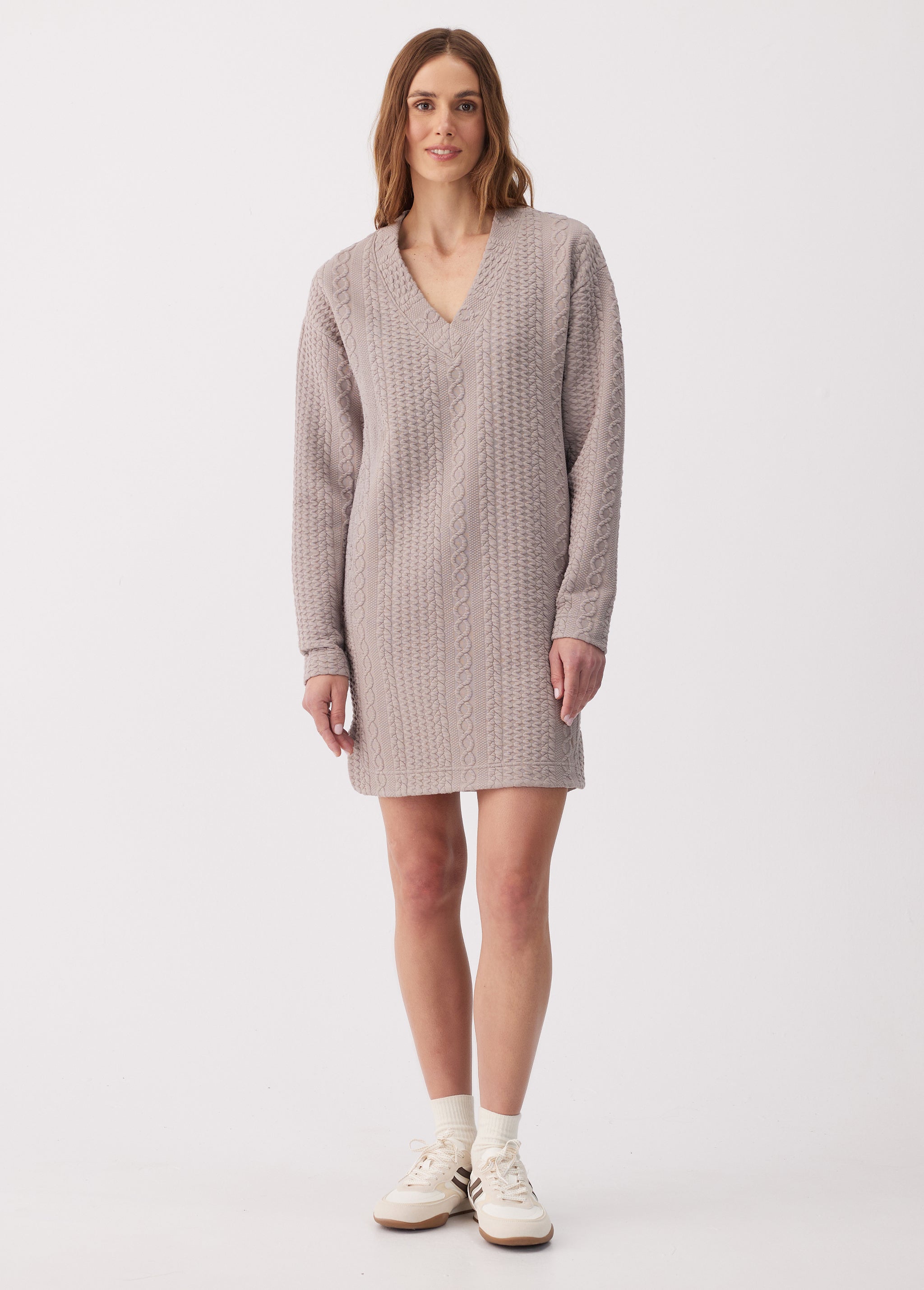 Robe à col en V Colette