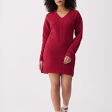 Robe à col en V Colette