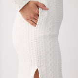 Robe à col en V Colette