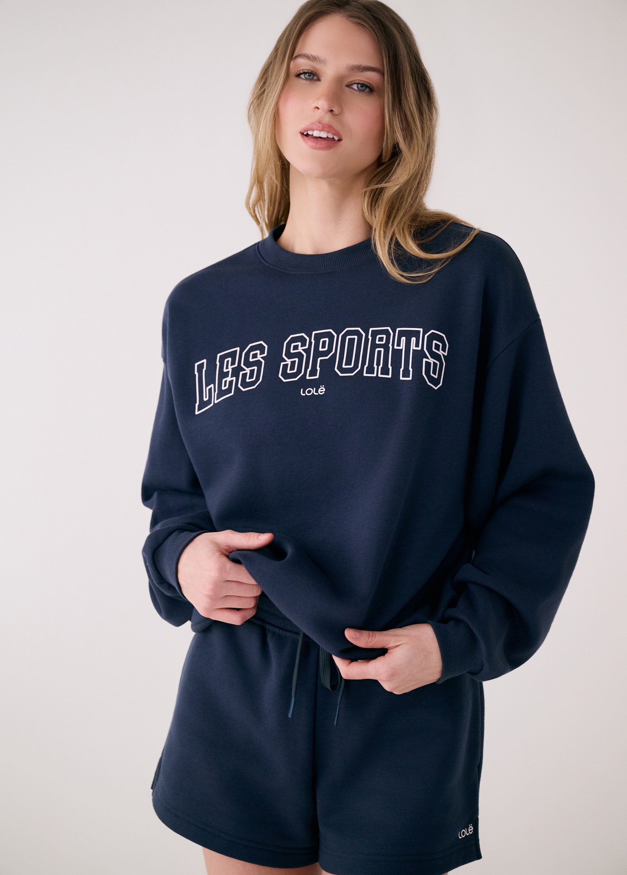 College Crew Neck Pullover