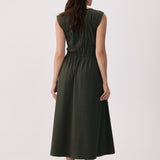 Momentum Ruched Midi Dress