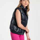 Veste sans manche en duvet Rose