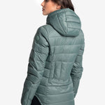 Lolë Emeline Down Jacket in blue — embrace the outdoors in style and comfort with the Emeline Down Jacket