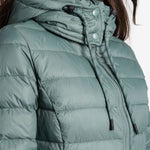 Lolë Emeline Down Jacket in blue — embrace the outdoors in style and comfort with the Emeline Down Jacket