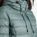 Lolë Emeline Down Jacket in blue — embrace the outdoors in style and comfort with the Emeline Down Jacket