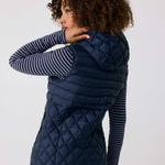 Lolë The Base Insulated Vest in Outerspace navy