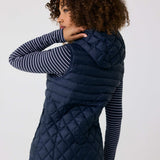 Lolë The Base Insulated Vest in Outerspace navy