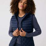 Lolë The Base Insulated Vest in Outerspace navy