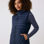 Lolë The Base Insulated Vest in Outerspace navy