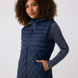Lolë The Base Insulated Vest in Outerspace navy