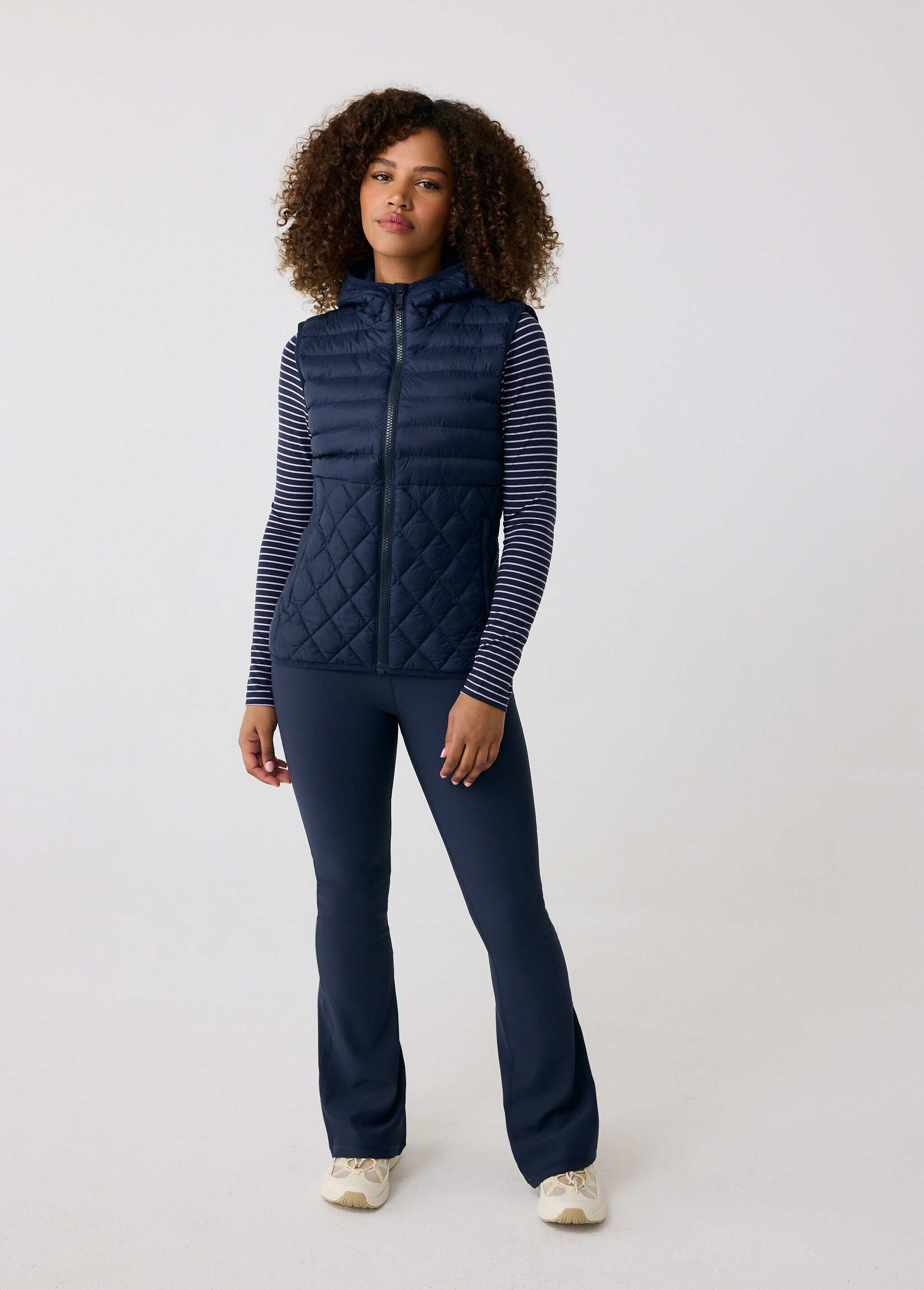 Lolë The Base Insulated Vest in Outerspace navy